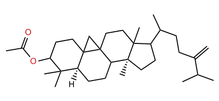 Cycloeucalenol acetate
